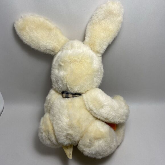 ABC Distributing Bear and Bunny 2in1 Plush Toy with Carrot Size 11" Brown/Cream - Picture 7 of 8